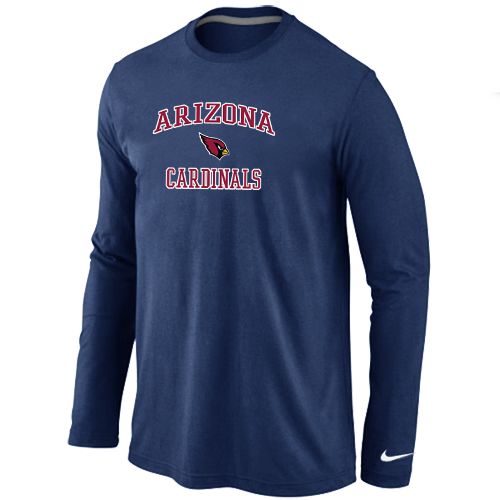 Nike Arizona Cardinals Heart & Soul Long Sleeve NFL T-Shirt - Dark Blue